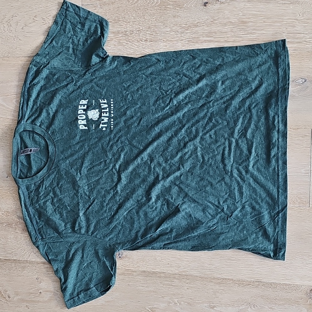 NWOT Proper Twelve Irish Whiskey Logo Tee